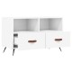 Fehér szerelt fa tv-szekrény 80 x 36 x 50 cm Fehér szerelt fa tv-szekrény 80 x 36 x 50 cm