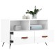 Fehér magasfényű szerelt fa tv-szekrény 80x36x50 cm Fehér magasfényű szerelt fa tv-szekrény 80x36x50 cm