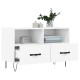 Fehér szerelt fa tv-szekrény 80 x 36 x 50 cm Fehér szerelt fa tv-szekrény 80 x 36 x 50 cm