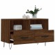 Barna tölgyszínű szerelt fa tv-szekrény 80 x 36 x 50 cm Barna tölgyszínű szerelt fa tv-szekrény 80 x 36 x 50 cm