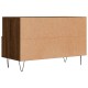 Barna tölgyszínű szerelt fa tv-szekrény 80 x 36 x 50 cm Barna tölgyszínű szerelt fa tv-szekrény 80 x 36 x 50 cm
