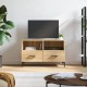 Sonoma-tölgyszínű szerelt fa tv-szekrény 80 x 36 x 50 cm Sonoma-tölgyszínű szerelt fa tv-szekrény 80 x 36 x 50 cm