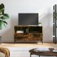 Füstös tölgyszínű szerelt fa tv-szekrény 80 x 36 x 50 cm Füstös tölgyszínű szerelt fa tv-szekrény 80 x 36 x 50 cm