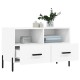 Fehér szerelt fa tv-szekrény 80 x 36 x 50 cm Fehér szerelt fa tv-szekrény 80 x 36 x 50 cm