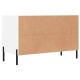 Fehér szerelt fa tv-szekrény 80 x 36 x 50 cm Fehér szerelt fa tv-szekrény 80 x 36 x 50 cm