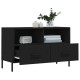 Fekete szerelt fa tv-szekrény 80 x 36 x 50 cm Fekete szerelt fa tv-szekrény 80 x 36 x 50 cm