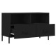 Fekete szerelt fa tv-szekrény 80 x 36 x 50 cm Fekete szerelt fa tv-szekrény 80 x 36 x 50 cm