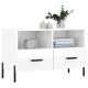 Fehér magasfényű szerelt fa tv-szekrény 80x36x50 cm Fehér magasfényű szerelt fa tv-szekrény 80x36x50 cm