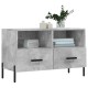 Betonszürke szerelt fa tv-szekrény 80 x 36 x 50 cm Betonszürke szerelt fa tv-szekrény 80 x 36 x 50 cm