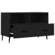 Fekete szerelt fa tv-szekrény 80 x 36 x 50 cm Fekete szerelt fa tv-szekrény 80 x 36 x 50 cm