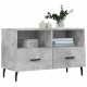 Betonszürke szerelt fa tv-szekrény 80 x 36 x 50 cm