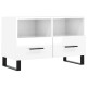 Fehér magasfényű szerelt fa tv-szekrény 80x36x50 cm Fehér magasfényű szerelt fa tv-szekrény 80x36x50 cm