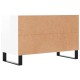 Fehér magasfényű szerelt fa tv-szekrény 80x36x50 cm Fehér magasfényű szerelt fa tv-szekrény 80x36x50 cm