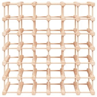 Tömör fenyőfa bortartó 42 palackhoz 68,5x23x68,5 cm