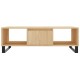 Sonoma-tölgyszínű szerelt fa dohányzóasztal 104 x 60 x 35 cm