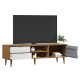 Barna tömör fenyőfa tv-szekrény 158 x 40 x 49 cm Barna tömör fenyőfa tv-szekrény 158 x 40 x 49 cm