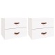 2 db fehér falra szerelhető éjjeliszekrény 50 x 36 x 40 cm