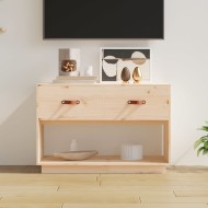Tömör fenyőfa tv-szekrény 90x40x60 cm