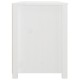 Fehér tömör fenyőfa kisszekrény 100x40x54 cm