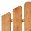 2 db tömör akácfa kerti adirondack szék lábtartóval