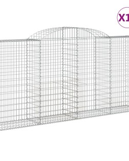 11 db íves horganyzott vas gabion kosár 300x50x140/160 cm