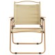 2 db bézs oxford szövet camping szék 54 x 55 x 78 cm
