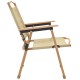 2 db bézs oxford szövet camping szék 54 x 55 x 78 cm