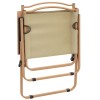 2 db bézs oxford szövet camping szék 54 x 55 x 78 cm