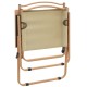 2 db bézs oxford szövet camping szék 54 x 55 x 78 cm