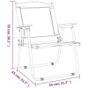 2 db bézs oxford szövet camping szék 54 x 55 x 78 cm