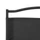 2 db fekete oxford szövet camping szék 54 x 55 x 78 cm