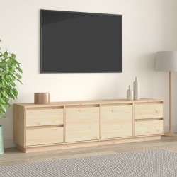 Tömör fenyőfa tv-szekrény 176x37x47,5 cm