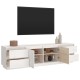 Fehér tömör fenyőfa tv-szekrény 176 x 37 x 47,5 cm Fehér tömör fenyőfa tv-szekrény 176 x 37 x 47,5 cm