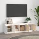 Fehér tömör fenyőfa tv-szekrény 156 x 37 x 45 cm Fehér tömör fenyőfa tv-szekrény 156 x 37 x 45 cm