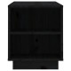 Fekete tömör fenyőfa tv-szekrény 110x35x40,5 cm Fekete tömör fenyőfa tv-szekrény 110x35x40,5 cm