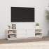 Fehér tömör fenyőfa tv-szekrény 156 x 40 x 40 cm