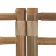 3 paneles összecsukható bambusz és vászon térelválasztó 120 cm 3 paneles összecsukható bambusz és vászon térelválasztó 120 cm