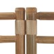 4 paneles összecsukható bambusz és vászon térelválasztó 160 cm 4 paneles összecsukható bambusz és vászon térelválasztó 160 cm