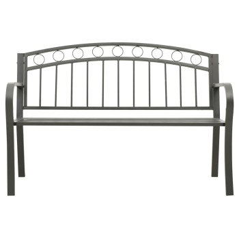 Szürke kerti pad 120 cm