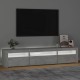 Betonszürke tv-szekrény led lámpákkal Betonszürke tv-szekrény led lámpákkal