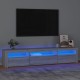 Szürke sonoma színű tv-szekrény led-lámpákkal Szürke sonoma színű tv-szekrény led-lámpákkal