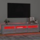 Szürke sonoma színű tv-szekrény led-lámpákkal Szürke sonoma színű tv-szekrény led-lámpákkal