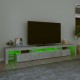 Betonszürke tv-szekrény led lámpákkal 260x36,5x40 cm Betonszürke tv-szekrény led lámpákkal 260x36,5x40 cm