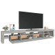 Betonszürke tv-szekrény led lámpákkal 260x36,5x40 cm Betonszürke tv-szekrény led lámpákkal 260x36,5x40 cm