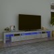 Betonszürke tv-szekrény led lámpákkal 260x36,5x40 cm Betonszürke tv-szekrény led lámpákkal 260x36,5x40 cm