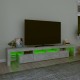 Betonszürke tv-szekrény led lámpákkal 230x36,5x40 cm Betonszürke tv-szekrény led lámpákkal 230x36,5x40 cm