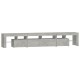 Betonszürke tv-szekrény led lámpákkal 230x36,5x40 cm Betonszürke tv-szekrény led lámpákkal 230x36,5x40 cm