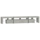 Betonszürke tv-szekrény led lámpákkal 230x36,5x40 cm Betonszürke tv-szekrény led lámpákkal 230x36,5x40 cm