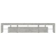 Betonszürke tv-szekrény led lámpákkal 230x36,5x40 cm Betonszürke tv-szekrény led lámpákkal 230x36,5x40 cm