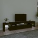 Fekete tv-szekrény led-világítással Fekete tv-szekrény led-világítással